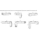 Segmentowa sofa materiałowa Fratar