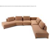 Fabric corner sofa Siennica