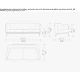 2-seater sofa Arrou