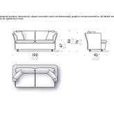 Sofa materiałowa ze zdejmowanym pokrowcem Babruysk