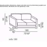 Sofa with removable cover Elizondo