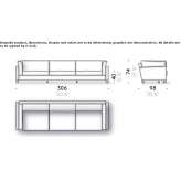 3-osobowa sofa Weissach