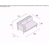 Corner sectional sofa Poieni