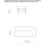 Modular 2-seater sofa Nereto