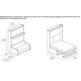 Rozkładana 2-osobowa sofa materiałowa Gilze