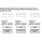 Skórzana sofa 3-osobowa Zele