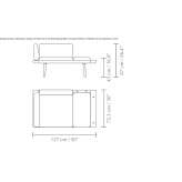 Oak sofa Fagetu