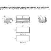 Materiałowa rozkładana sofa ze zdejmowanym pokrowcem Samsat