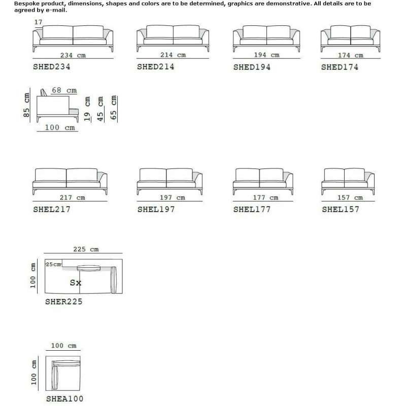 Sofa materiałowa 3-osobowa z szezlongiem Eastvale Sofa materiałowa 3-osobowa z szezlongiem Eastvale