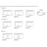 4-seater fabric sofa Pintillo