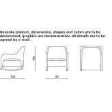 Rocking chair with armrests Utande