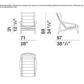 Ergonomiczny fotel z podłokietnikami Adelanto