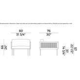 Armchair with armrests Selcetta