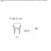 Fotel z podłokietnikami Lukavice