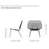 Steel armchair Konskie