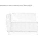Upholstered sofa Reznos