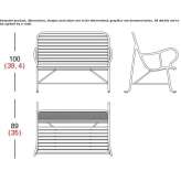 Mała sofa z tkaniny Vinuelas