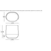 Mała sofa materiałowa z wysokim oparciem Parchim