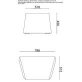 Fabric pouffe Salcaja
