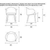 Leather chair with armrests Diveyevo