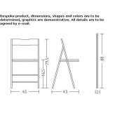 Folding chair made of polypropylene Fundata