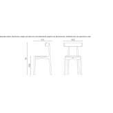Stackable ash chair Jimramov