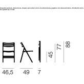 Folding chair made of polypropylene Garzon