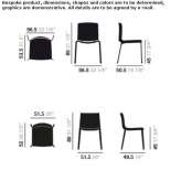 Stackable chair Racine