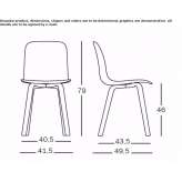 Polypropylene chair Ancaster