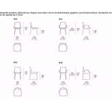 Krzesło materiałowe z podłokietnikami Valga