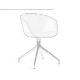 Swivel chair with armrests Belcesti