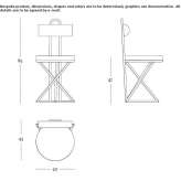 Aluminum chair Turba