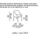 Krzesło materiałowe z podłokietnikami Strijen