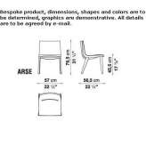 Solid wood chair with armrests Kozle