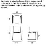 Base chair on sled Racine