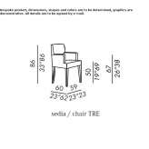 Krzesło tapicerowane z podłokietnikami Tepezala
