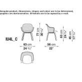 Chair with armrests Munruben