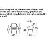 Chair with armrests Racu