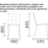 A chair with armrests that can be stacked Tuzlukcu