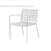 A chair with armrests that can be stacked Ottrau