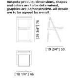 Składane krzesło jesionowe Orsogna