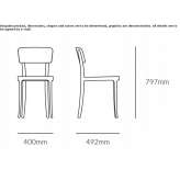 Polypropylene chair Karditsa