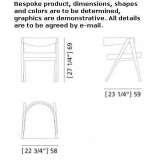 Ash chair with armrests Orsogna