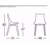 Polycarbonate chair Grudusk