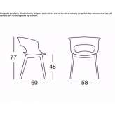 Polycarbonate chair Ponthir