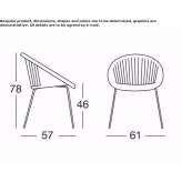 Technopolymer chair Werder