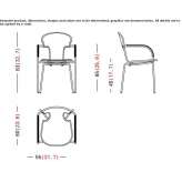 Stackable polypropylene chair Blinisht