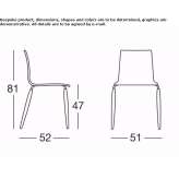 Technopolymer chair Girard