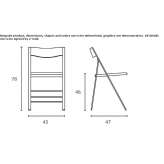 Folding chair with footrest Kenner