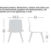 Technopolymer chair Gigant